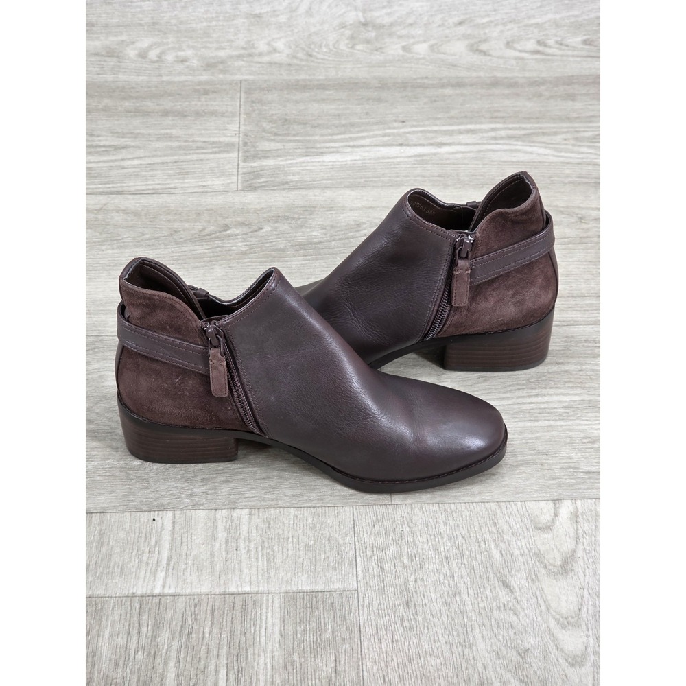 Cole Haan Signature Brown Leather Suede Ankle Boots W07963 Womens 6.5 B